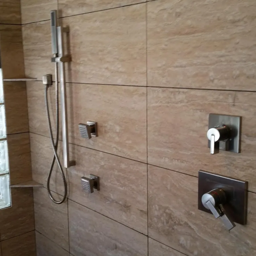 Shower fixture installation for Water Heater Replacement in Monticello
